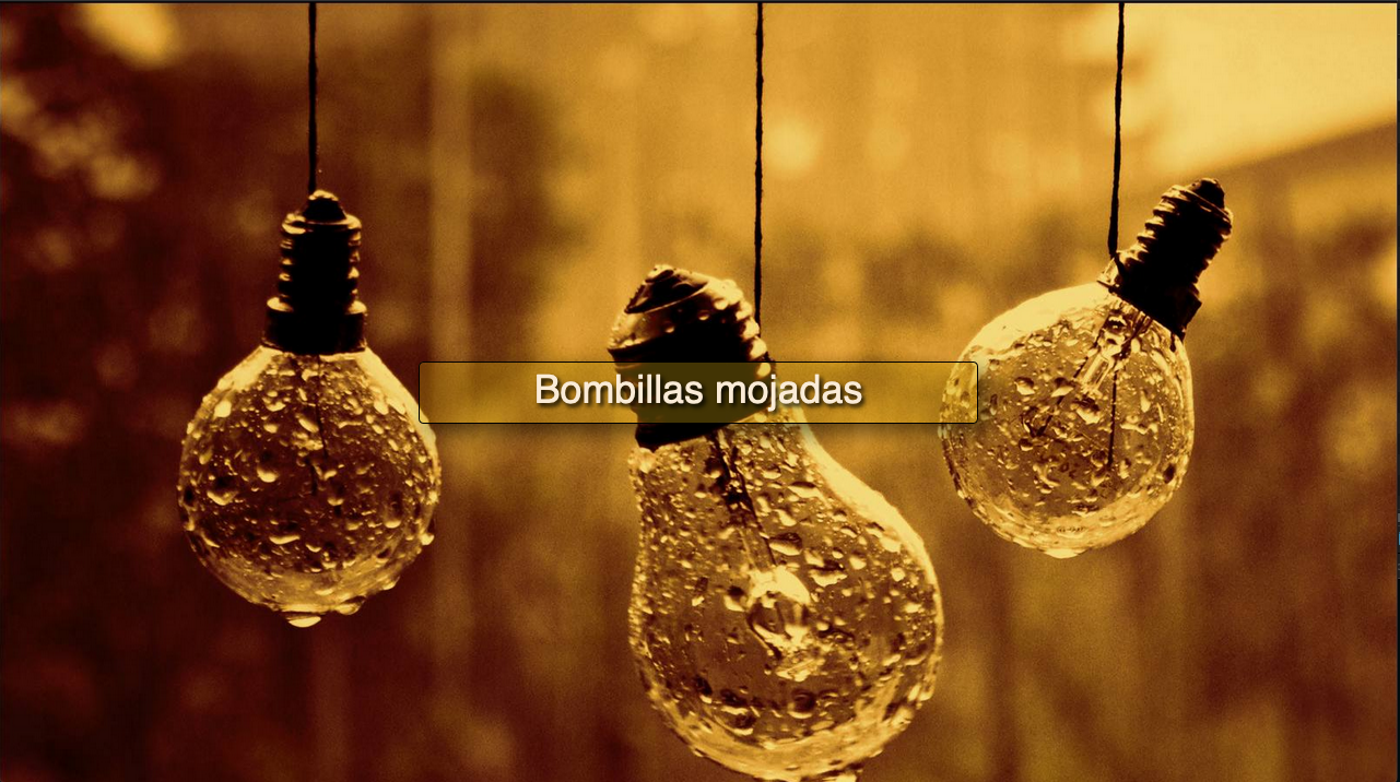 Bombillas Mojadas
